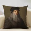 Four Seasons General World Famous Paintings Decorative Throw Pillow Case 45x45cm Cushion Cover for Living Room Sofa