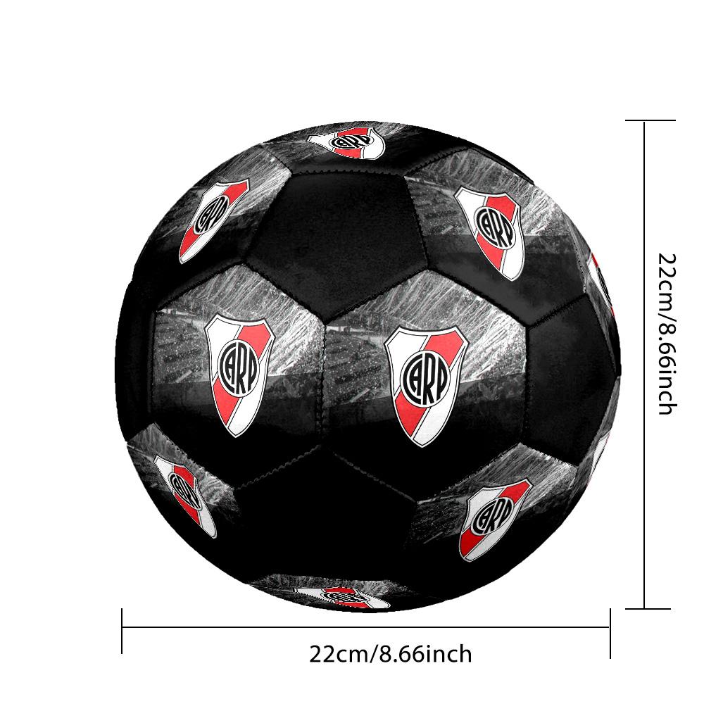 River Plate CARP Soccer Ball Colorful All Ages Machine Stitched PVC Competition Ready Durable High-Bounce.SIZE5