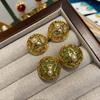 Boucles d'oreilles chinoises Wran pour femmes, design boucles d'oreilles hémisphère, boucles d'oreilles haut de gamme pour femmes