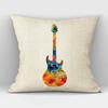 1Pcs/Set Music Series Printed High Qulity Linen Decorative Pillow Case Black White Cushion Cover Car Seat Sofa Decor 45X45Cm