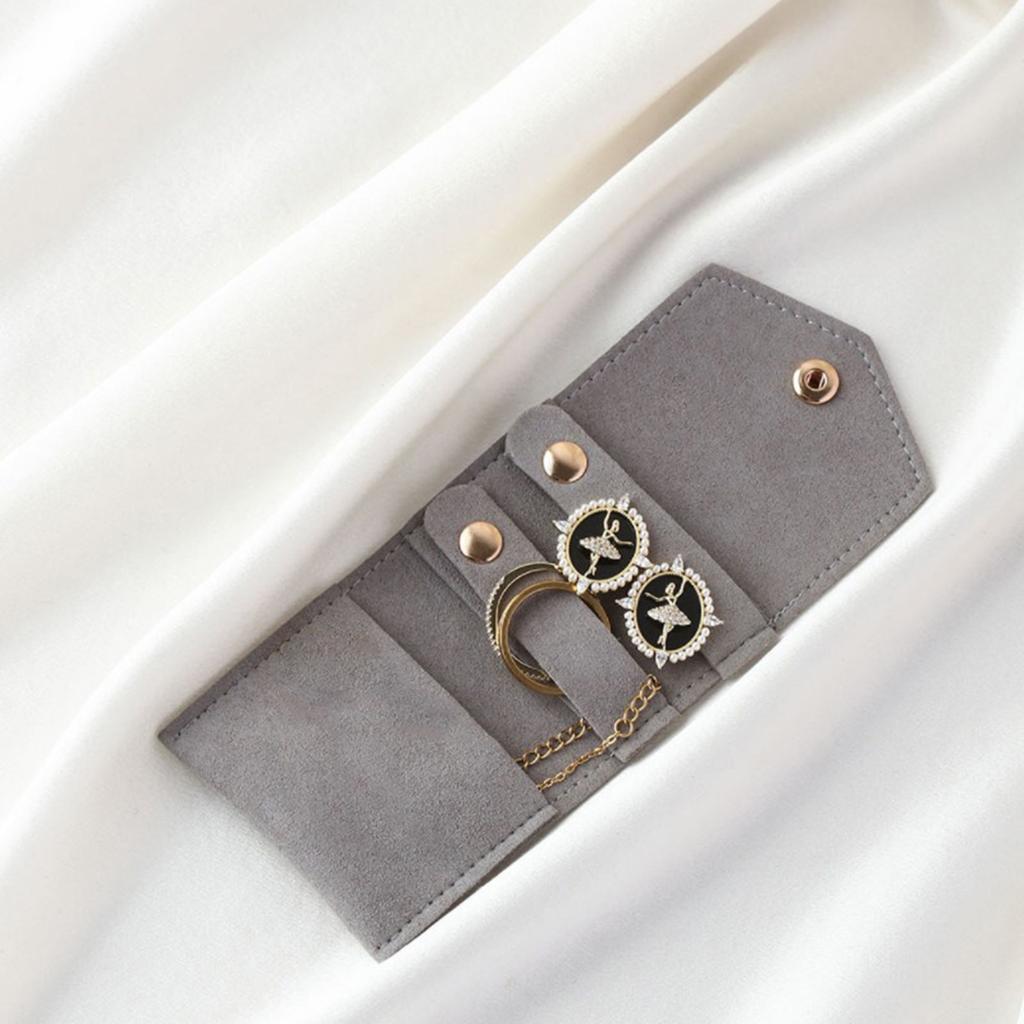 Elegant Small Jewelry Storage Bags Charming Jewelry Holder Pouches Earrings Container for Earrings and Necklaces