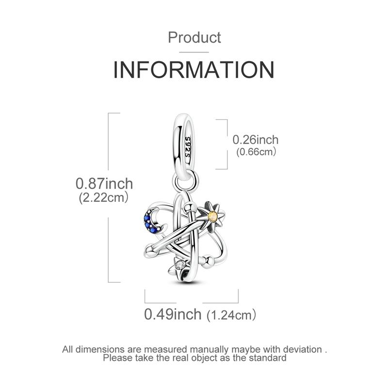 Copper Charms Beads Pendant Flying Piglet Crucifixion Bunny Robot Charm Fit Original Bracelet Women Jewelry Gift