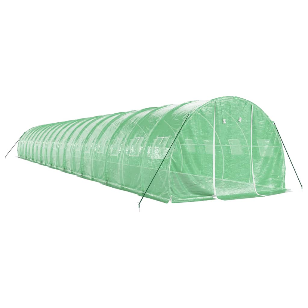 Vidaxl Szklarnia Ze Stalową Ramą, Zielona, 54 M², 18X3X2 M
