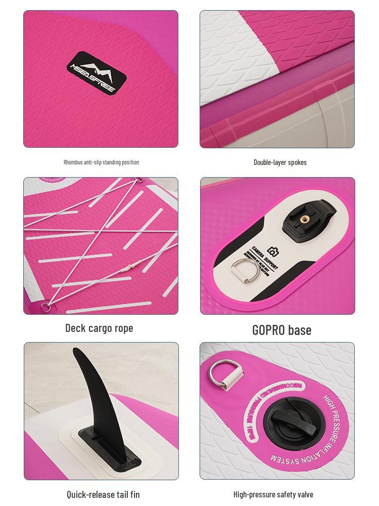 Lanko Inflatable Stand-Up Paddleboard for Racing and Surfing