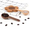 Coffee Spoon Labor-saving Easy Clean Wooden Versatile Salt Powder Seasoning Spoon Kitchenware Supplies