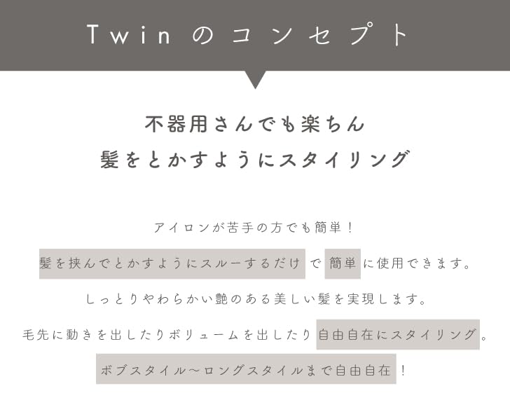 Next Innovation Hair Iron Twin Iron White SM-3038T
