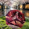 Custom Name Personalized Demon Slayer Anime Print Umbrella, Auto Open Close, 8‑Rib Sturdy Frame, Commute Camping Hiking Use, Birthday Gift