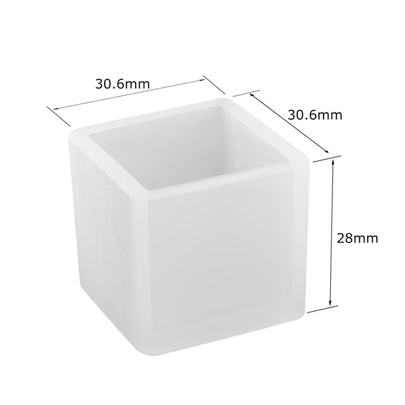 Resin Silicone Mold 3D Cube Casting Molds for DIY Crystal Epoxy UV Resin Jewelry Crafts Making Crystal Ornament Silicone Mold