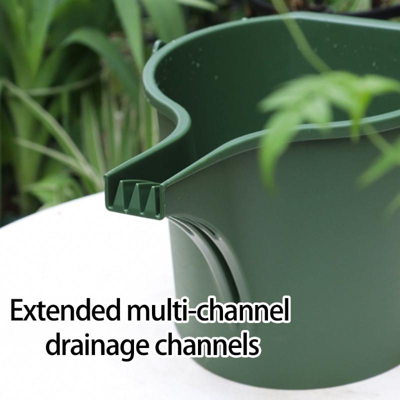 Annaffiatoio in Plastica Tipo Pesante 8L Grande Capacità Leggero Beccuccio Lungo Per Irrigazione Efficiente del Giardino