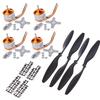 4set XXD A2212/13T 2200KV1000KV Brushless Motor+4 X 1045 10*4.5 Propellers (2 Pair)