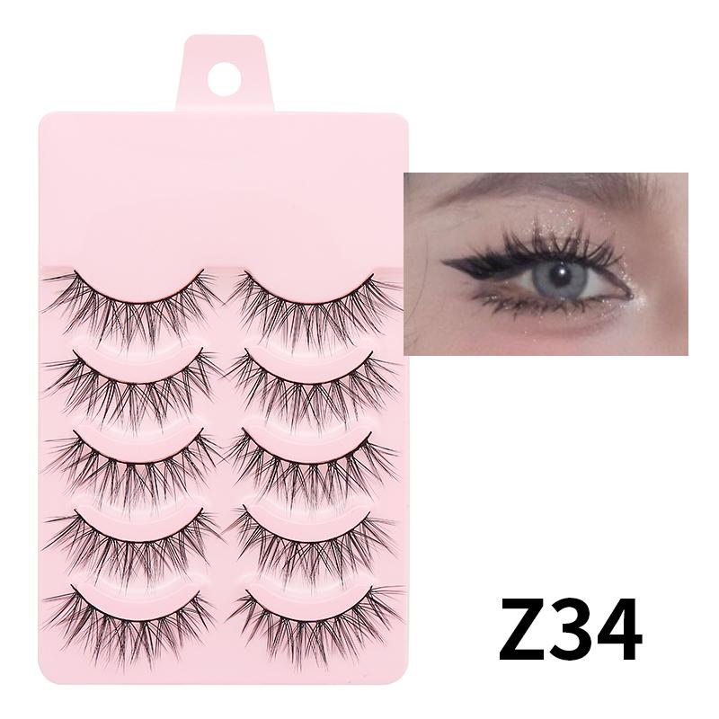 New Manga Lashes Soft Natural Eyelashes Thick False Eyelashes Manga Eyelashes Daily Dating Makeup Eyelashes Lashes Wispy
