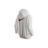 Nike Logo Print Drawstring Hoodie Women Hoodies White FD4068-121