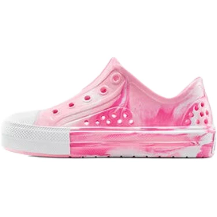 Converse Chuck Taylor All Star Play Lite CX Low PS Tie-Dye - Chaos Fuchsia Kids Sneakers Pink White A11808C