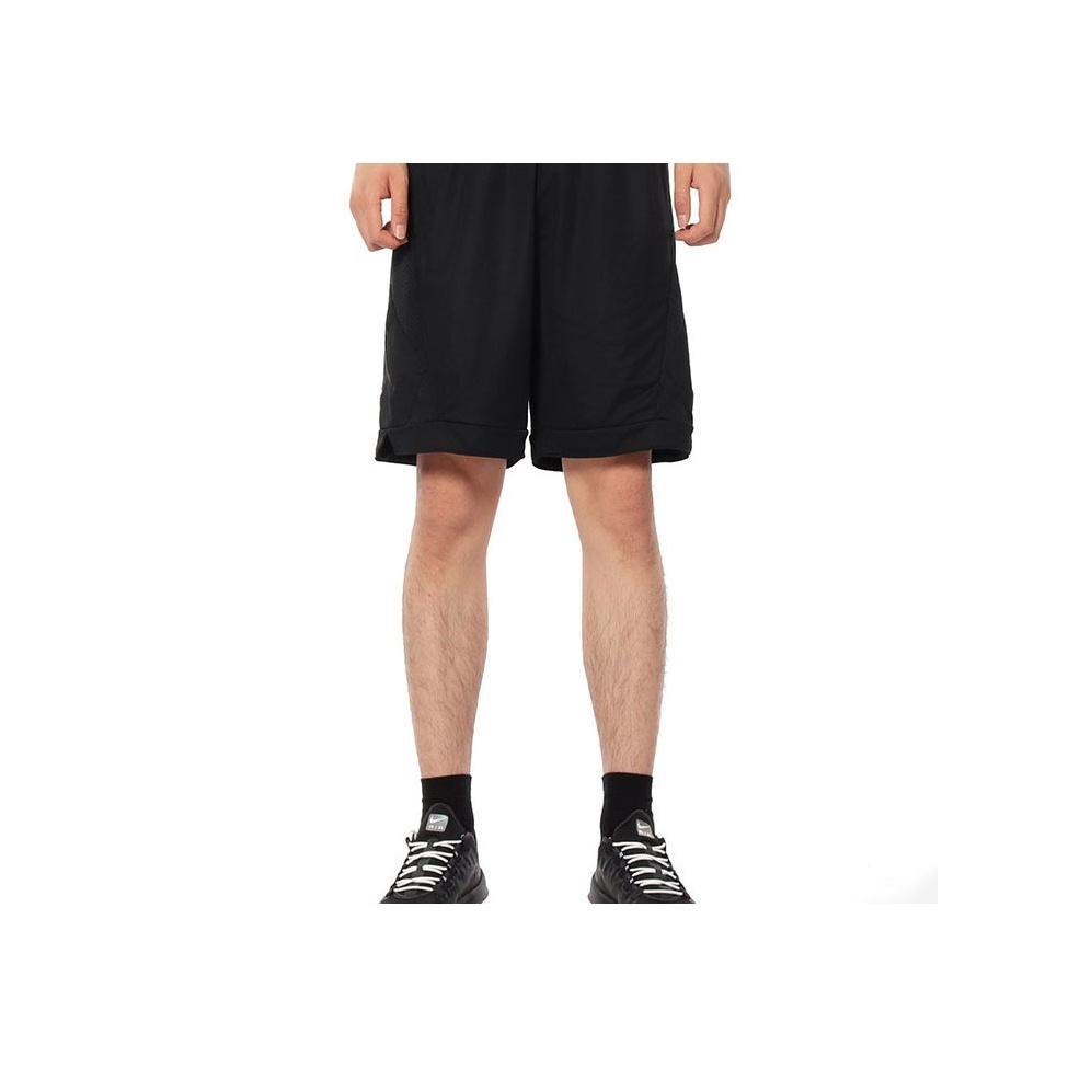 Air Jordan Side Logo Solid Color Basketball Shorts Men Bottoms Black AJ1115-010