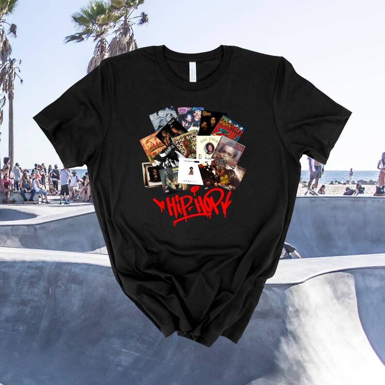 90#039;s HIPHOP TShirt Retro Tshirt 90#039;s Rap Vintage Streetwear Hip Hop Fashi Unisex T-Shirt S
