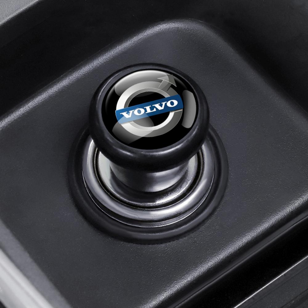 Car Styling Metal Windproof Cigarette Lighter Power Socket Plug Accessories For Volvo V40 V50 S40 S80 XC60 S90 XC90 S60 XC40 C40