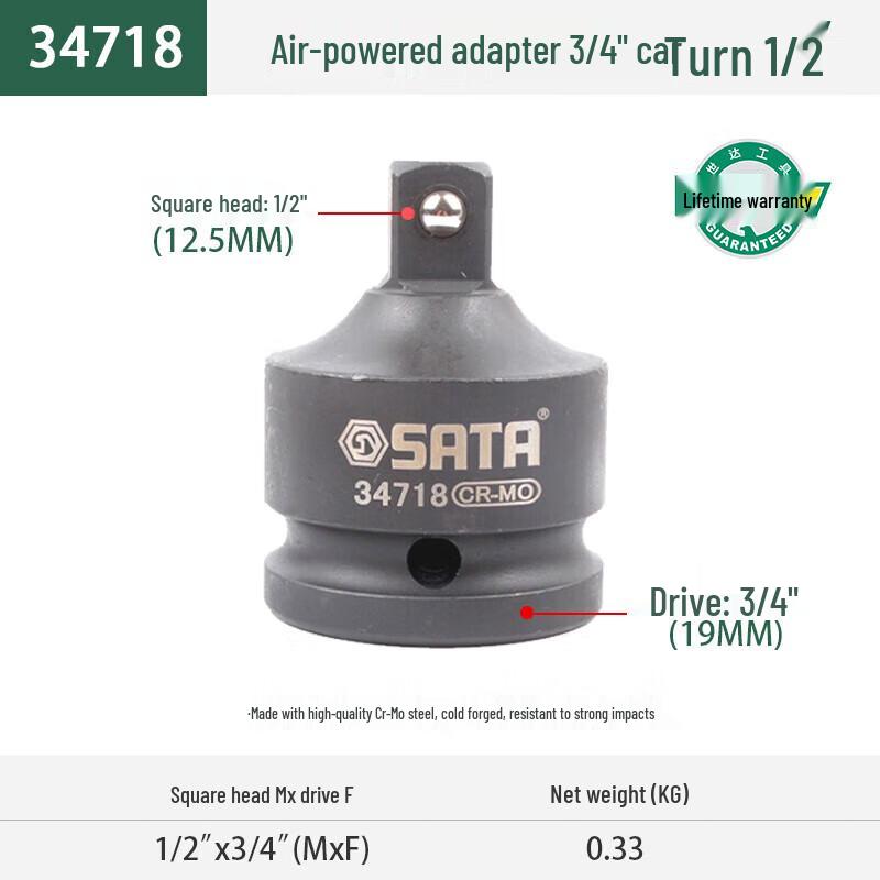 SATA Pneumatic Impact Sockets & Adapters