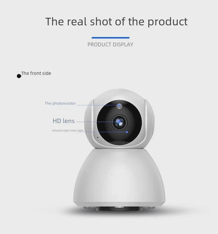 V380PRO Little Snowman 360° Panoramic HD WiFi Home Monitoring Camera