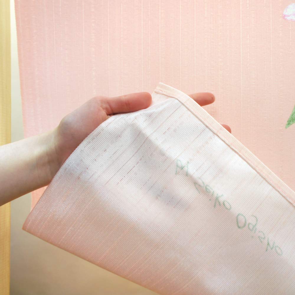 Noren Kobo Otome Yuri Curtain Room 85 X 150 Long Otome Yuri 10739 Tapestry, Divider/Privacy Screen, Cm, (Pink),