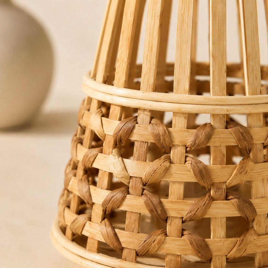 Decorative Handwoven Candle Holder Modern for Wedding Kitchen Indoor Outdoor A