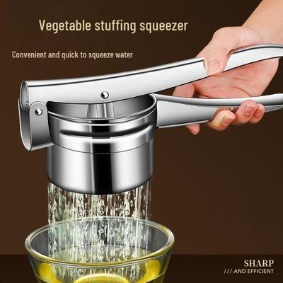 Stainless Steel Juicer & Potato Masher for Fruits and Vegetables