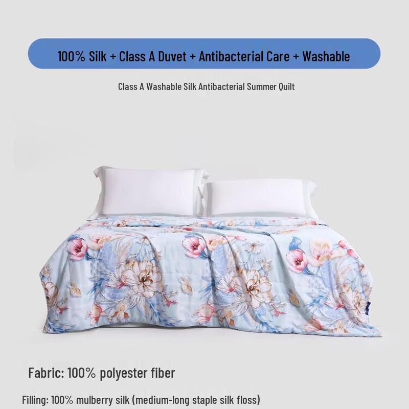 FUANNA Washable Tussah Silk Quilt