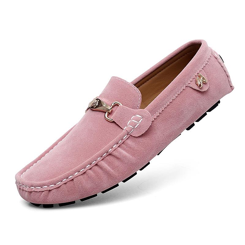 Men s Suede Slip-on Loafers: Small to Large Sizes for Casual Driving 35