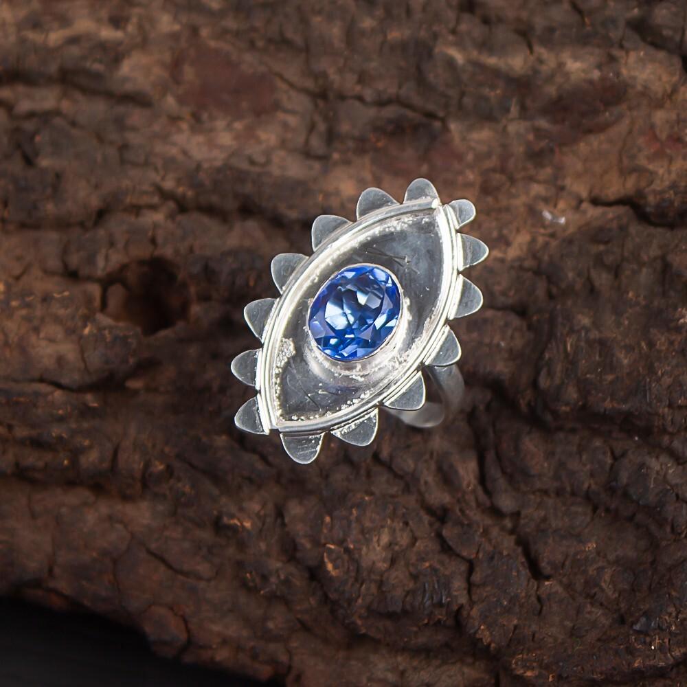 Tanzanite Gemstone 925 Sterling Silver Jewelry Handmade Ring For Birthday Gift RR-6-9