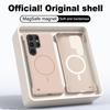 Frameless Wireless Charge Case For Samsung S25 Edge S24 FE S23 Ultra S22 Magnetic Shockproof Slim Hard PC Phone Cover