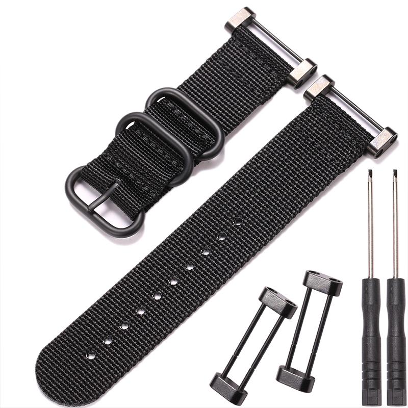 

24mm Nylon Strap Suitable for Suunto Core Outdoor Sports Waterproof Female Bracelet Men Smartwatch Band Watch Accessories 24mm