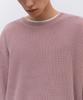 MUSINSA STANDARD Pigment Crew Neck Knit [Smoke Pink]