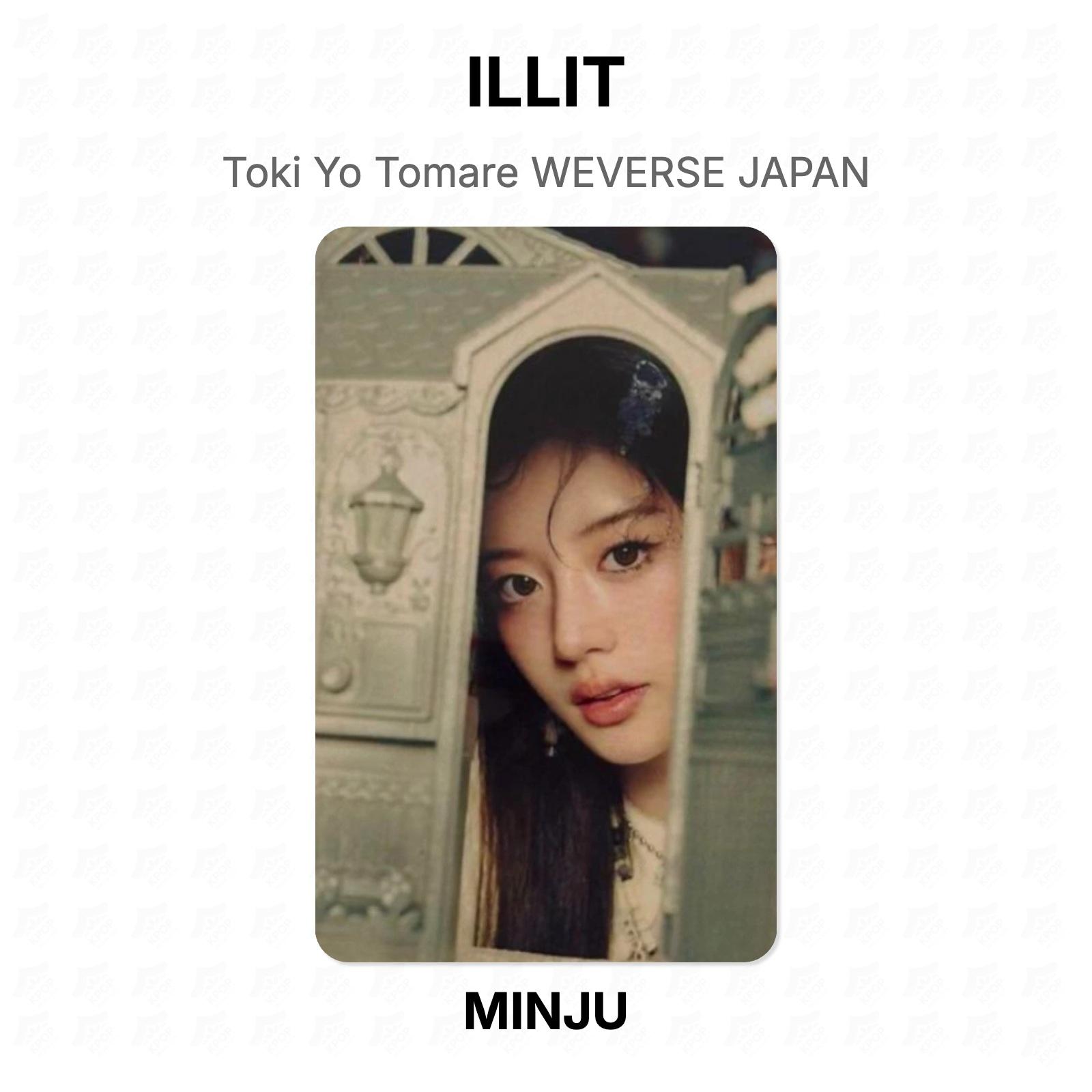 ILLIT Toki Yo Tomare WEVERSE JAPAN Official Photocard MINJU