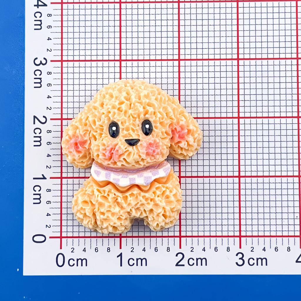 Adorable Puppy Resin DIY Beading Pen, Phone Case, Keychain, Handmade Hair Clip Accessories.