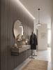 Acoustic Wall Panel Mebano PRO Grey Larch On Black Felt 2x 26,5x240 Cm