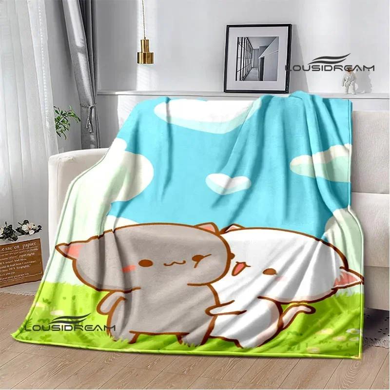 Cute cartoon bear printed blanket Warm Flannel Blankets Soft and Comfortable Home Travel Blanket bed linings Birthday Gift
