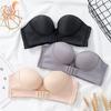 Strapless Front Buckle Lift Bra for Women Strapless Wirefree Push Up Non Slip Invisible Bra