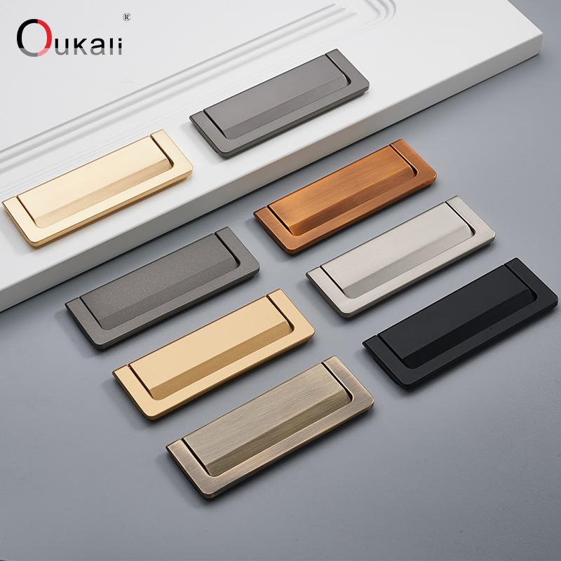 Modern Gold Finish Drawer Cabinet Handle Kitchen & Bedroom Dresser Door Pulls Office Use