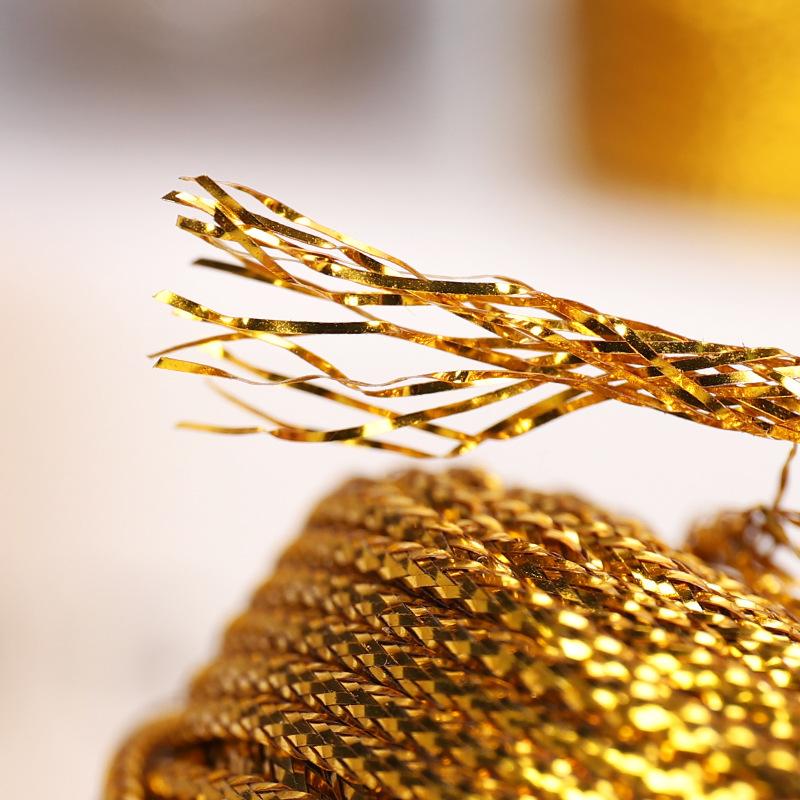 100 m Macrame Šňůra Lana Šňůra Šňůra Stuha Luky Řemesla Kutilské dárkové balení Šití Kroucená nit Domácí textil Šití Příslušenství