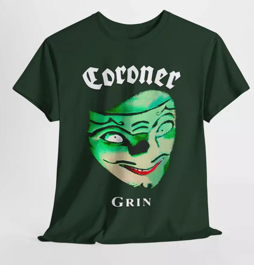 CORONER Grin Album Gift for Fan T-shirt size S-5XL Unisex T-Shirt L