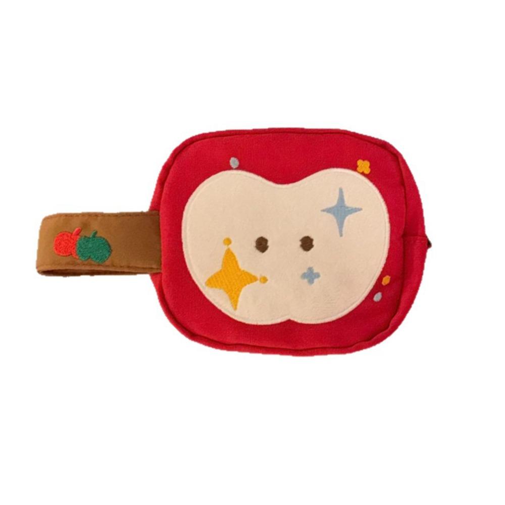 

Portable Fruit Embroidery Camera Bag with Handle Large Capacity Makeup Bag Multifunctional Universal Toiletry Bag Travel