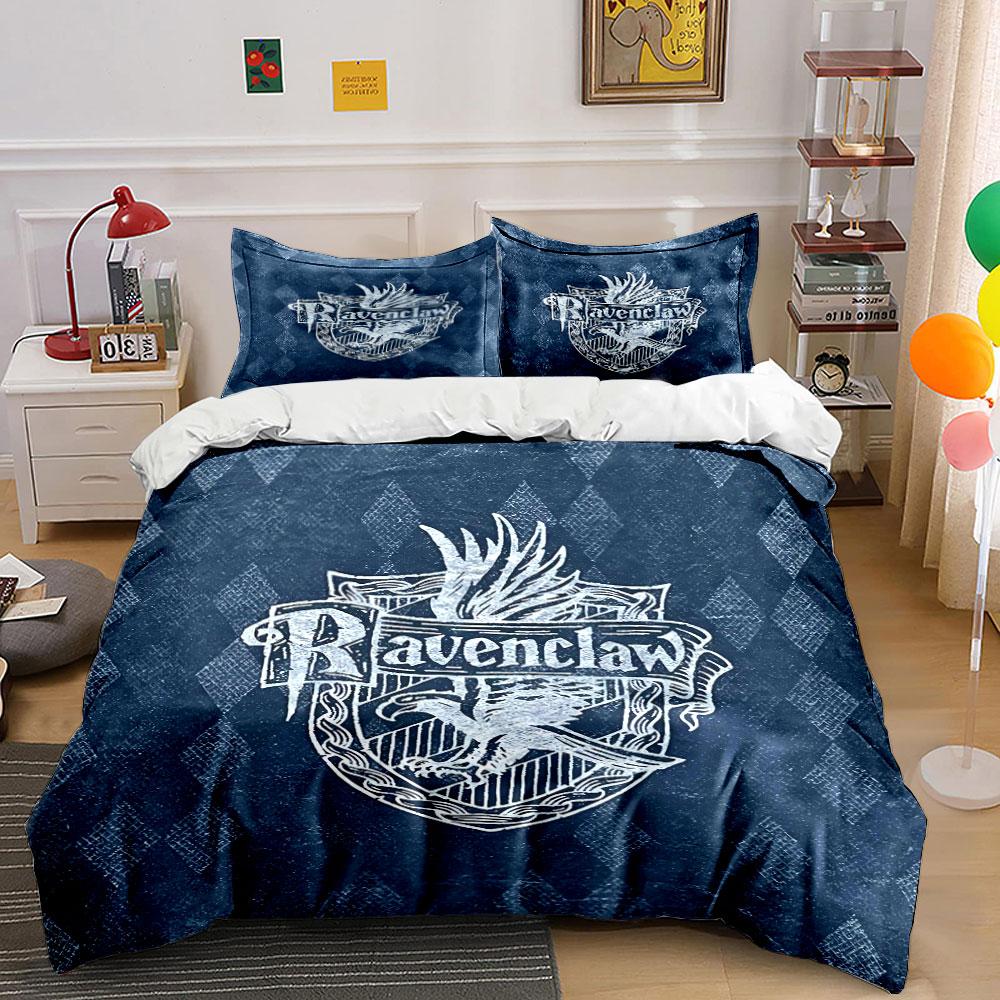 Ravenclaw Themed Bedding Set Bedding Duvet Cover Set Duvet Cover Pillowcases (1 * Duvet Cover 2 * Pillowcases, without duvet insert) 135x200cm