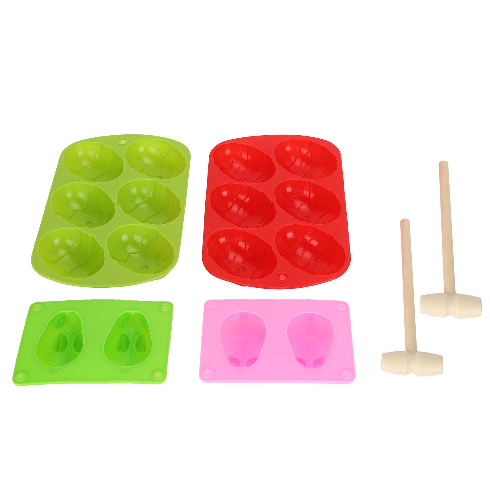 

Easter Silicone Mold Sets Bunny Egg Shape Cake Desserts Chocolate Molds for Home Hotel