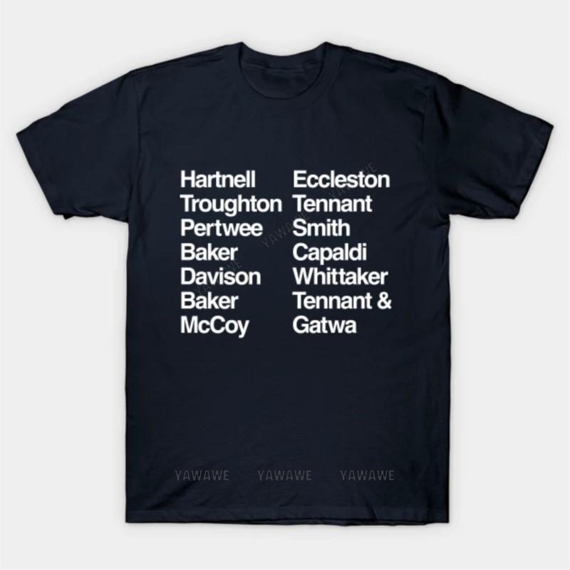 

Adult tee tops teenager cotton teeshirt All The Doctors T Shirt1 brand casual short sleeve for men Oversized mens summer tshirt S