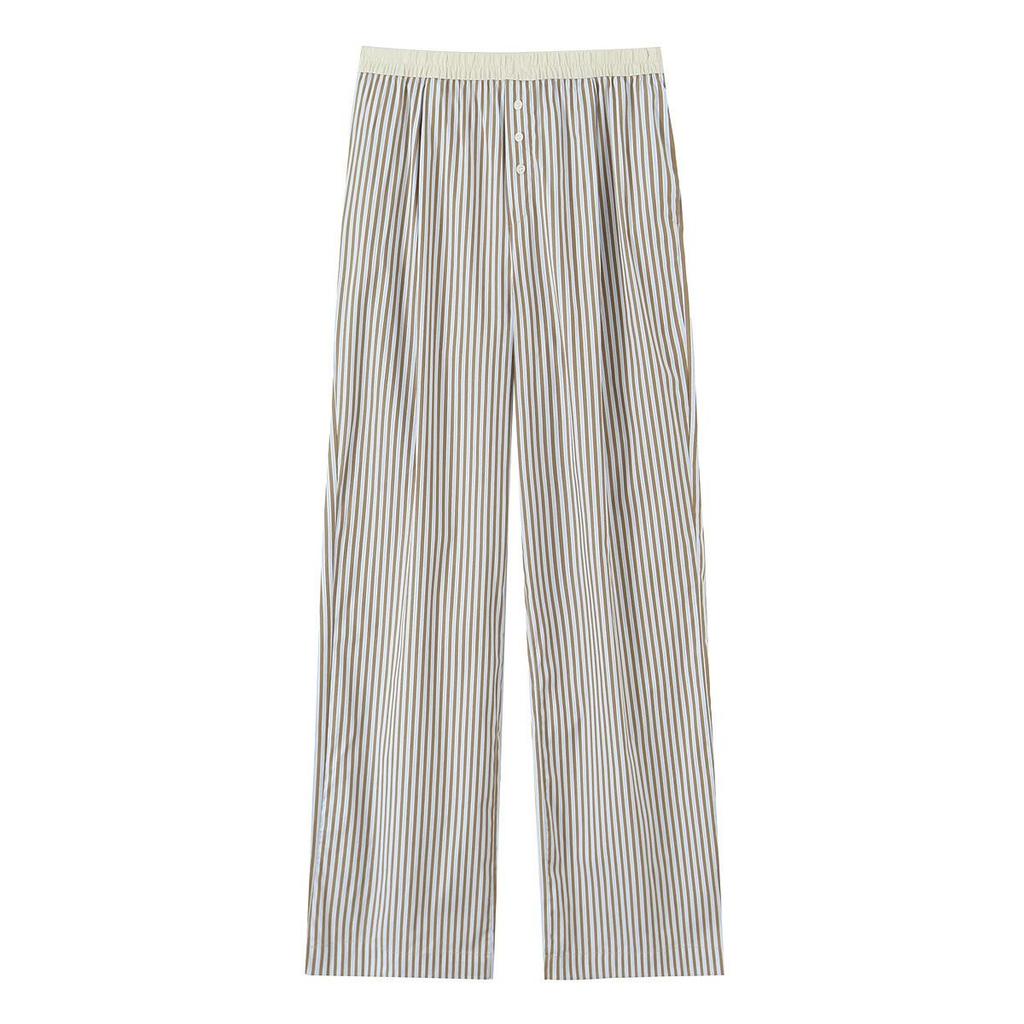 2025 Spring Women's European & American Style Halter Neck Sleeveless Top & Long Pants Set