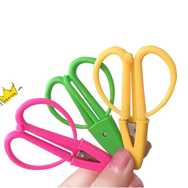 Mini Craft Scissors With Protective Case Durable Stainless Steel Trimmer Shears For Sewing Embroidery Paper Crafts