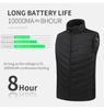 Unisex Cross-Border Heated Vest with Intelligent Temperature Control - Stand-up Collar for Winter Warmth