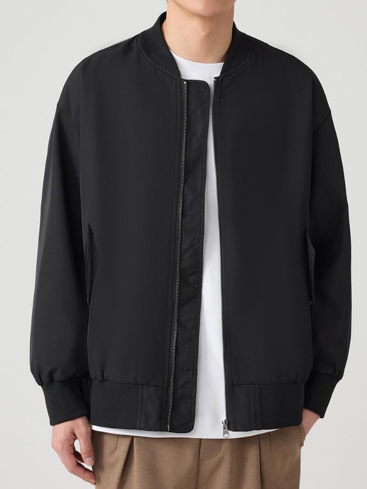 

Мужская мода бейсбольный трикотаж, однотонное хлопковое пальто, мужское новое осенне-зимнее пальто с длинными рукавами, новое мужское хлопковое пальто, куртка