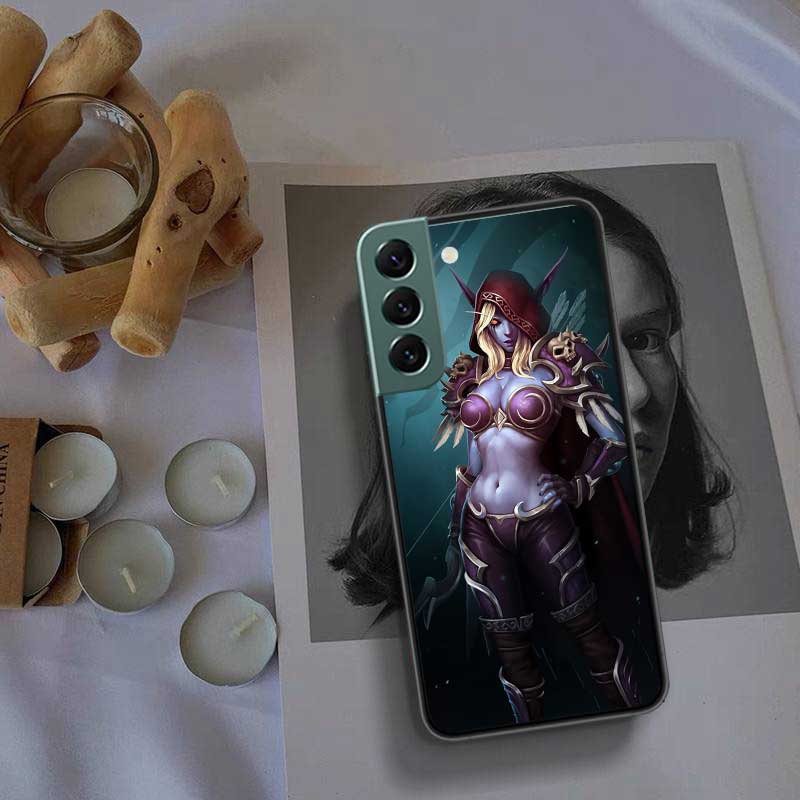 W-World Of W-Warcraft Elf Phone Case For Samsung Galaxy S22 S25 Ultra S21 S10 Plus S26 Edge S20 S23 S24 FE Cover Silicone So