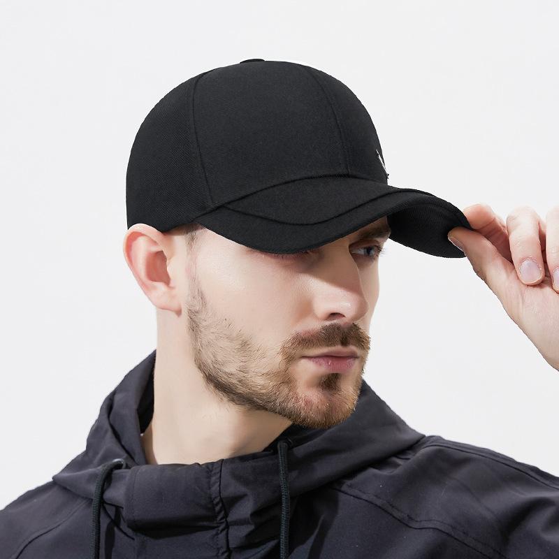 Spring Solid Color Baseball Cap Men Women Hard Top Adjustable Sunshade Cap