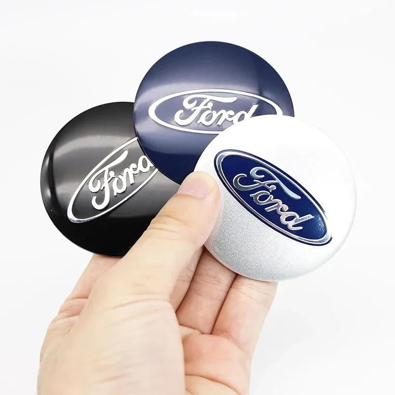 4pcs 56/60/65mm Car Styling Wheel Center Hub Caps Stickers Badge For Ford Focus F11 Fiesta Mondeo Fusion Explorer Escape Edge Kuga